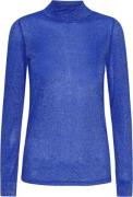 HUNKØN Cattia Blouse Kvinde Ice Blue Sweaters Str L - hos Magasin