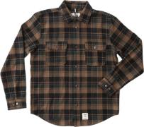 Fat Moose Adrian Cotton Check Shirt Mand Deep Green/dark Khaki Langærm...