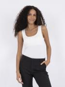 Neo Noir Sophia Jersey Top Kvinde Off White Tanktoppe Str 38 - hos Mag...