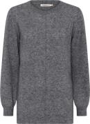 Micha Jumper_ Elaine Cashmere Kvinde D.Grey Mel Sweaters Str L Cashmer...