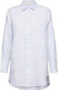 Esprit Blouse Co/li sl Kvinde Light Blue Langærmede Skjorter Str L - h...