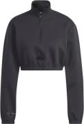 adidas Cropped Halfzip Sweatshirt L - Hættetrøjer & Sweatshirts Bomuld...