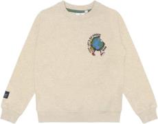 The New Tnleonel Sweatshirt Str 110-116 cm/5-6 år - Oatmeal Melange Sw...