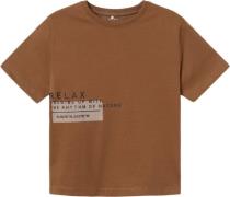 Name It Nkmnosune SS TOP Str 116 - Pecan Pie Kortærmede T-shirts hos M...