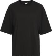 Object Objgima 2/4 Oversize Tshirt Noos Kvinde Black Kortærmede T-shir...