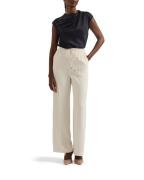 Ted Baker Liliaah Wide Leg Jogger Kvinde Ivory Bukser Med Brede Ben St...