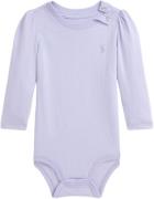 Polo Ralph Lauren LS CN Bodysuit Str 6M / 6-9 mdr - Spring Iris Langær...