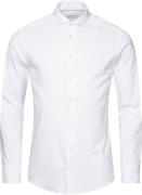 ETON Contemporary Fit White Solid Fourflex Stretch Shirt Mand Hvid Lan...