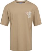 HUGO Nalumero Mand Medium Beige Kortærmede T-shirts Str L - hos Magasi...