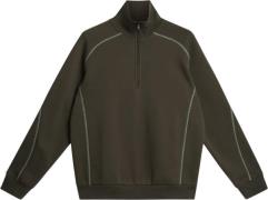 J. Lindeberg Canter Quarter Zip Sweat Mand Forest Green Sweatshirts St...