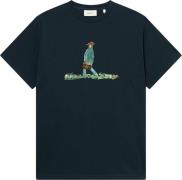 Forét Hunt Tshirt Mand Navy Kortærmede T-shirts Str L - hos Magasin