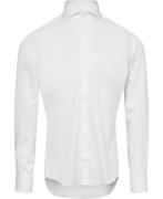 Due Signori CAH 040441513223 - NON Iron Twill Mand White Langærmede Sk...