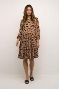 Culture Cudrea Dress Kvinde Thrush Midi Kjoler Str L - hos Magasin