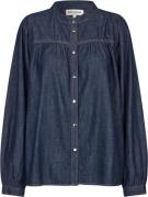 Lollys Laundry Nickyll Shirt LS Kvinde Blue Langærmede Skjorter Str L ...