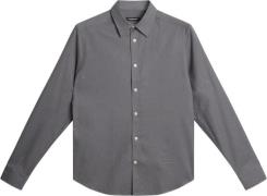 J. Lindeberg Light Flannel Slim Shirt Mand Night Owl Langærmede Skjort...