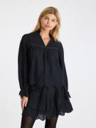 Neo Noir Heline Emb Blouse Kvinde Navy Langærmede Bluser Str 42 - hos ...