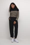 Kaffe Kasigna Cropped Pants Kvinde Black Deep Bukser Med Lige Ben Str ...