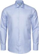 ETON Contemporary Fit Light Blue Semi Solid Signature Twill Shirt Mand...