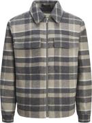 Jack & Jones Jprblurussel Wool Blend Jacket SN Mand High-rise/check Ov...