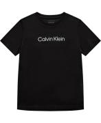 Calvin Klein Inst. Logo SS Tshirt Str 8 - Ck Black Kortærmede T-shirts...