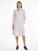 Tommy Hilfiger Stripe Regular Knee Shirtdress Kvinde Classic Shirting ...