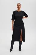 Gestuz Melbagz Long Dress Noos Kvinde Black Midi Kjoler Str 40 - hos M...