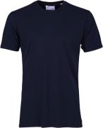 Colorful Standard Classic Organic Tee Mand Navy Blue Kortærmede T-shir...