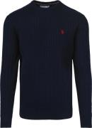 U.S. Polo Assn. Uspa Knit Archi Men Mand 19-4020tcx Dark Sapphire Swea...