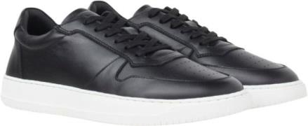 Garment Project Legacy Black Leather Mand Black Sneakers Str 40 - Nylo...