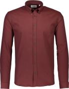 Lindbergh Mouliné Stretch Shirt L/S Mand Rød Langærmede Skjorter Str L...