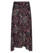 Ba&sh Skirt Friea Kvinde Anthracite Midi Nederdele Str L - hos Magasin