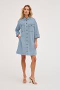 My Essential Wardrobe Laramw Dress 115 Kvinde Light Blue Wash Korte Kj...