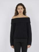 Neo Noir Jane Knit Blouse Kvinde Black Sweaters Str 40 - Uld hos Magas...