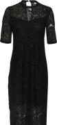 Culture Cuima Lace Dress Kvinde Black Korte Kjoler Str L - hos Magasin