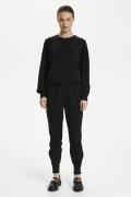 My Essential Wardrobe 22 THE Sweat Pant Kvinde Black Bukser Med Smalle...