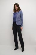 Kaffe Kajenny Blazer Kvinde Blue Indigo Blazere Str L - hos Magasin