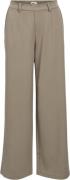 Object Objlisa Wide Pant Noos Kvinde Desert Taupe/col Bukser Med Brede...