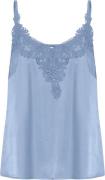 Cream Cranna Top Kvinde Captain's Blue Tanktoppe Str 40 - hos Magasin