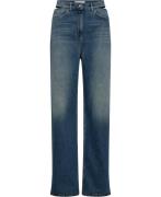 IRO Lamberta Kvinde Mid Used Denim Bukser Med Lige Ben Str 29 - hos Ma...