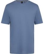 BOSS Thompson 01 Mand Open Blue Kortærmede T-shirts Str L - hos Magasi...