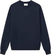 Les Deux Gary Cotton Knit 2. 0 Mand Dark Navy Sweaters Str L - hos Mag...