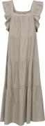 Sofie Schnoor Dress Kvinde Warm Grey Maxi Kjoler Str 40 - hos Magasin