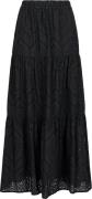 Neo Noir Rana Embroidery Skirt Kvinde Sort Maxi Nederdele Str 40 - hos...