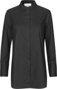 Second Female Larkin LS Classic Shirt Kvinde Black Langærmede Skjorter...