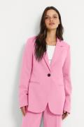 Kaffe Kasakura Blazer Kvinde Pink Frosting Blazere Str 40 - Polyester ...