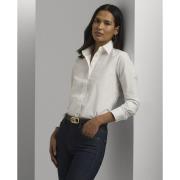 Lauren Ralph Lauren Noiron Button-down Shirt Kvinde Hvid Langærmede Sk...