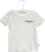 Wheat Tshirt Peder Str 68/6m - Ivory Anchor Kortærmede T-shirts Bomuld...