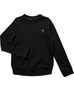 Calvin Klein Mono Mini Badge REG CN Str 12 - Ck Black Sweatshirts hos ...