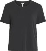 Object Objannie S/S Tshirt Noos Kvinde Black Kortærmede T-shirts Str L...