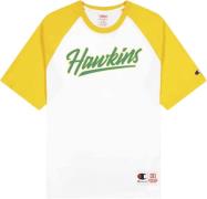 Champion Crewneck Tshirt Mand White Kortærmede T-shirts Str L - Bomuld...